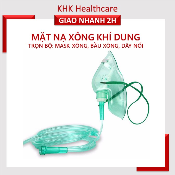 Mặt nạ xông khí dung Greetmed Mask xông khí dung trọn bộ phụ kiện máy xông mũi họng