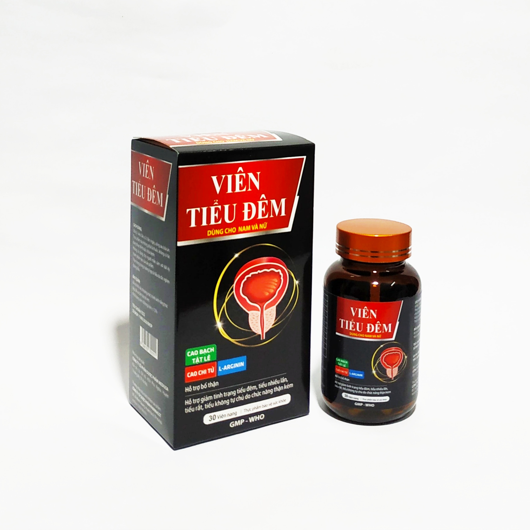 Viên Tiểu Đêm – Chấm Dứt Tiểu Đêm, Tiểu Nhiều Lần, Tiểu Rắt, Tiểu Không Tự Chủ - Tăng Cường Chức Năng Thận – Dùng Cho Cả Nam Và Nữ - Lọ 30 Viên