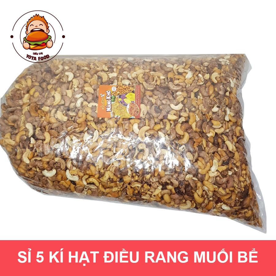 Sỉ 5 kí hạt điều rang muối vỡ Bình Phước loại ngon
