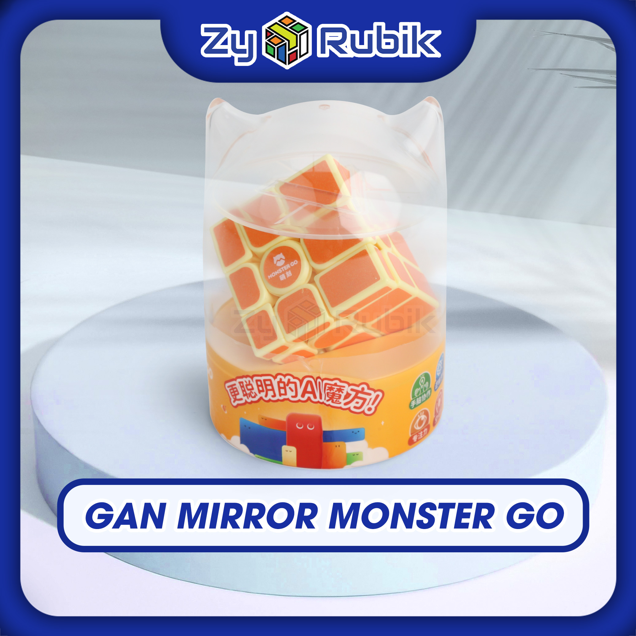 Rubik Biến Thể Gan Monster Go Mirror Orange