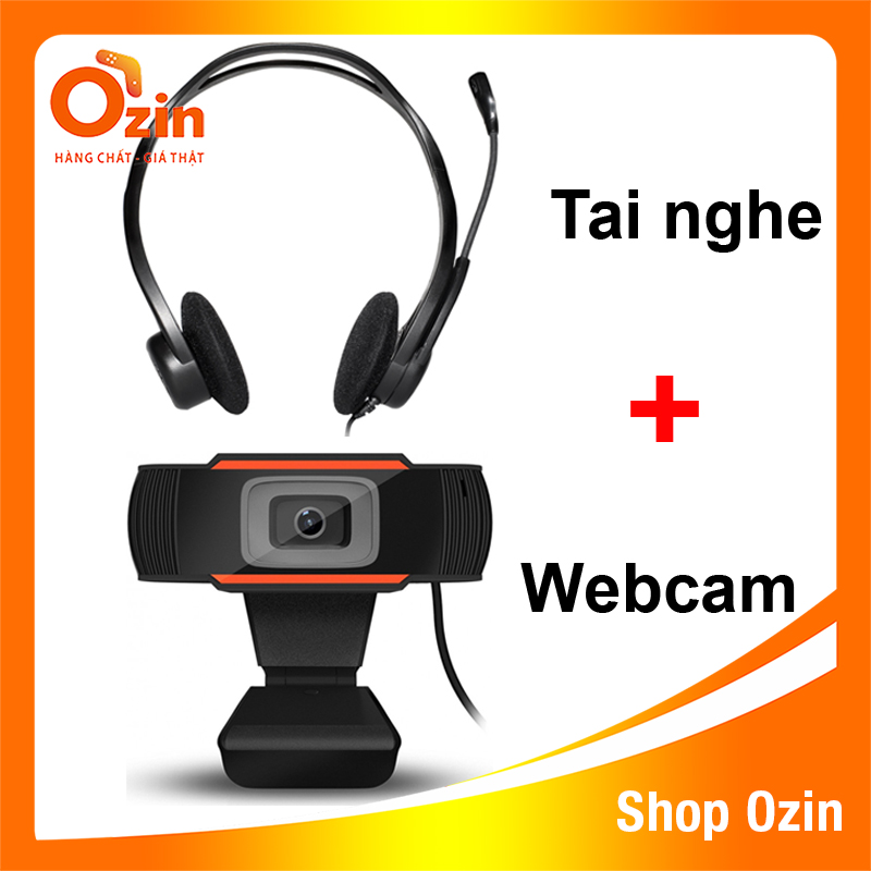 Combo webcam + tai nghe hoạc webcam + loa 2.0 wc loz