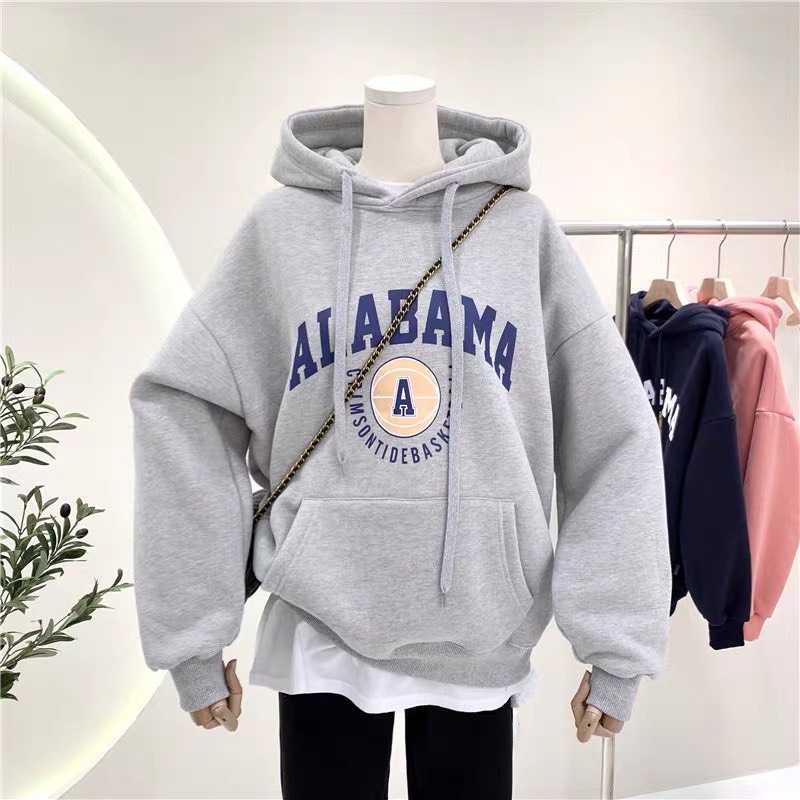 Áo hoodie alabama nam nữ chất dày dặn, form đẹp, in chuẩn 5d