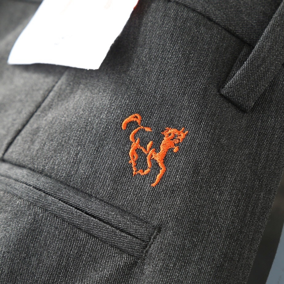 2023 Spring and Summer Thin Warhorse Embroidery HMen's Cotton Casual Pants Pants b/m/l/p/g/h/z