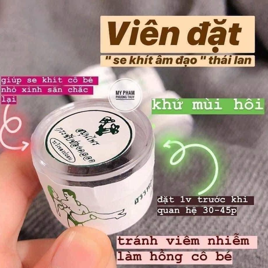 (Hàng Mới) Viên đặt phụ khoa chuẩn thái chính hãng hộp 10 viên