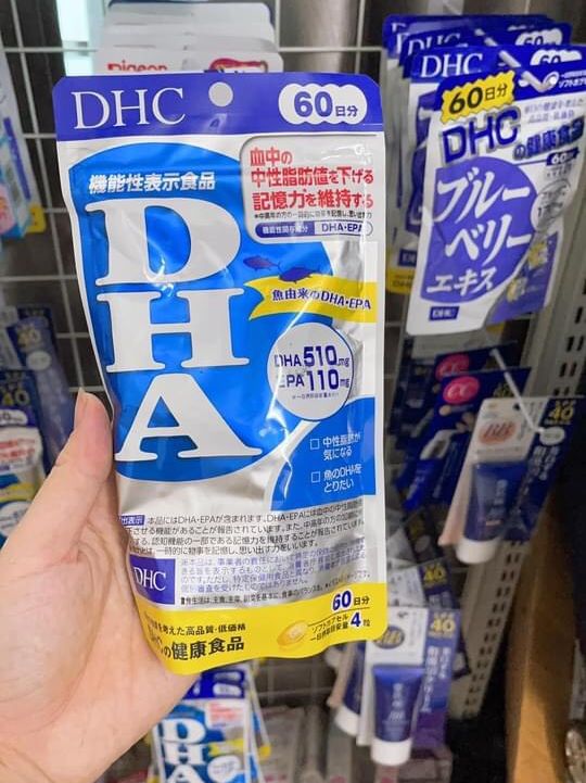 DHC Viên uống bổ não tốt trí nhớ bổ sung DHA, EPA Nhật Bản 60 ngày uống
