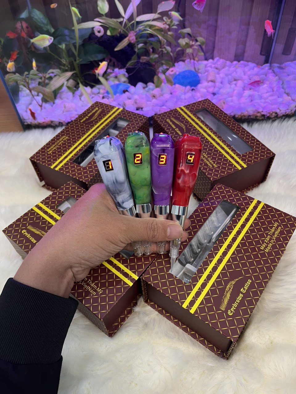 Máy Phun Xăm Thần Thánh Tích Điện