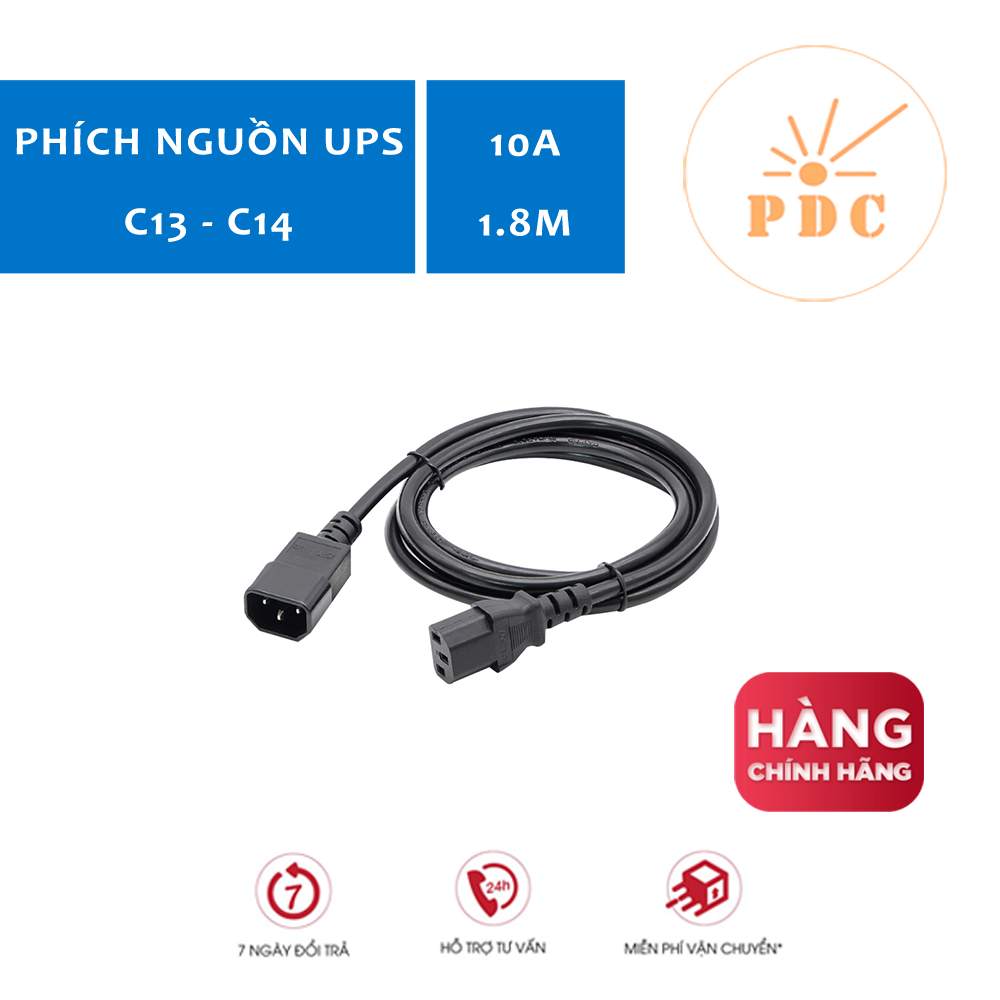 Dây nguồn c13 c14 dùng cho ups pdu
