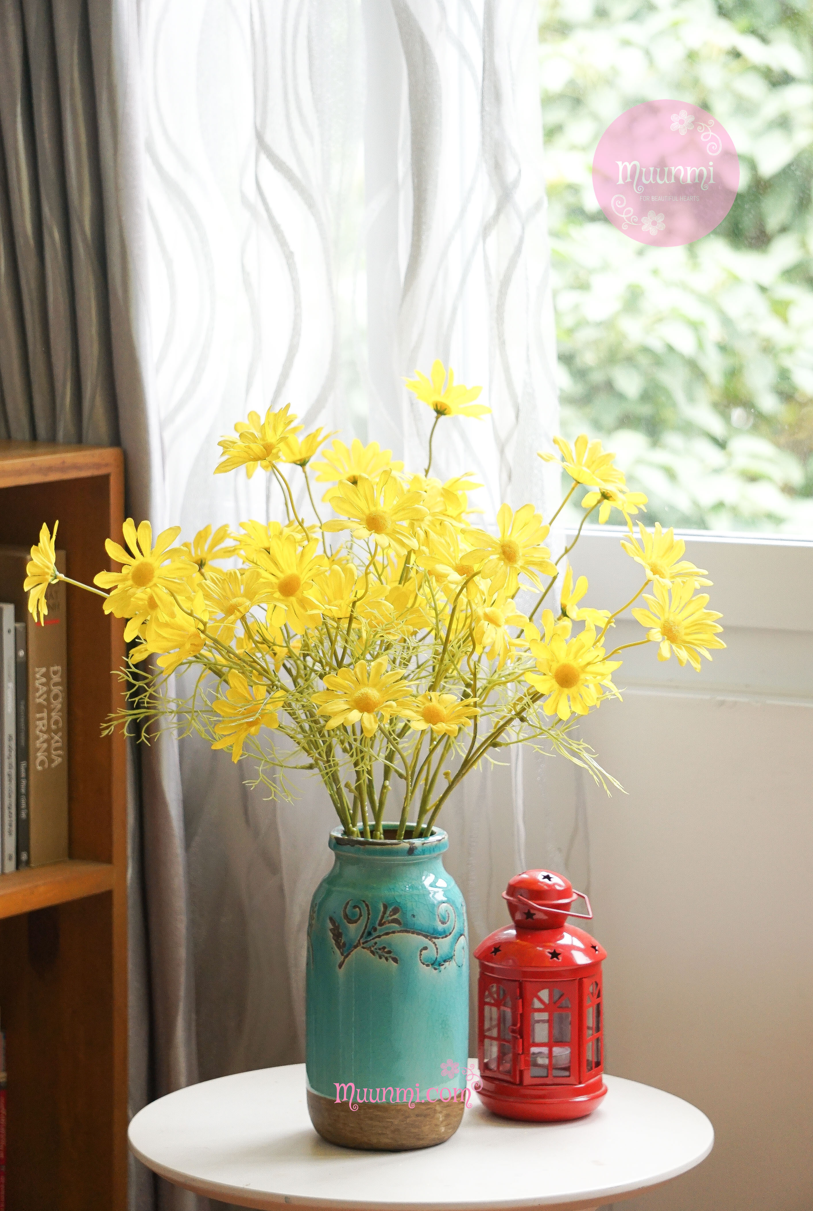 Hoa lụa 🌸 | Hoa Cúc Mây cắm lọ hoa đẹp nhẹ nhàng thanh nhã