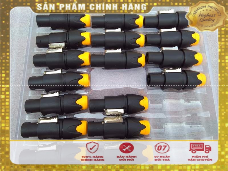 4 rắc cắm thùng loa neutrik