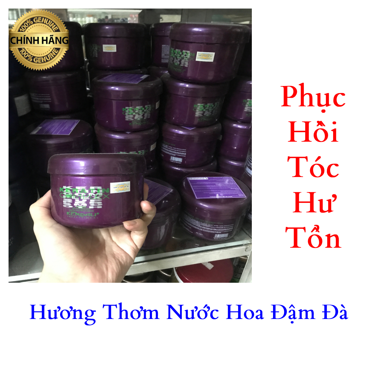 Kem ủ phục hồi tóc Kendali - Thoitrangtocnhuom