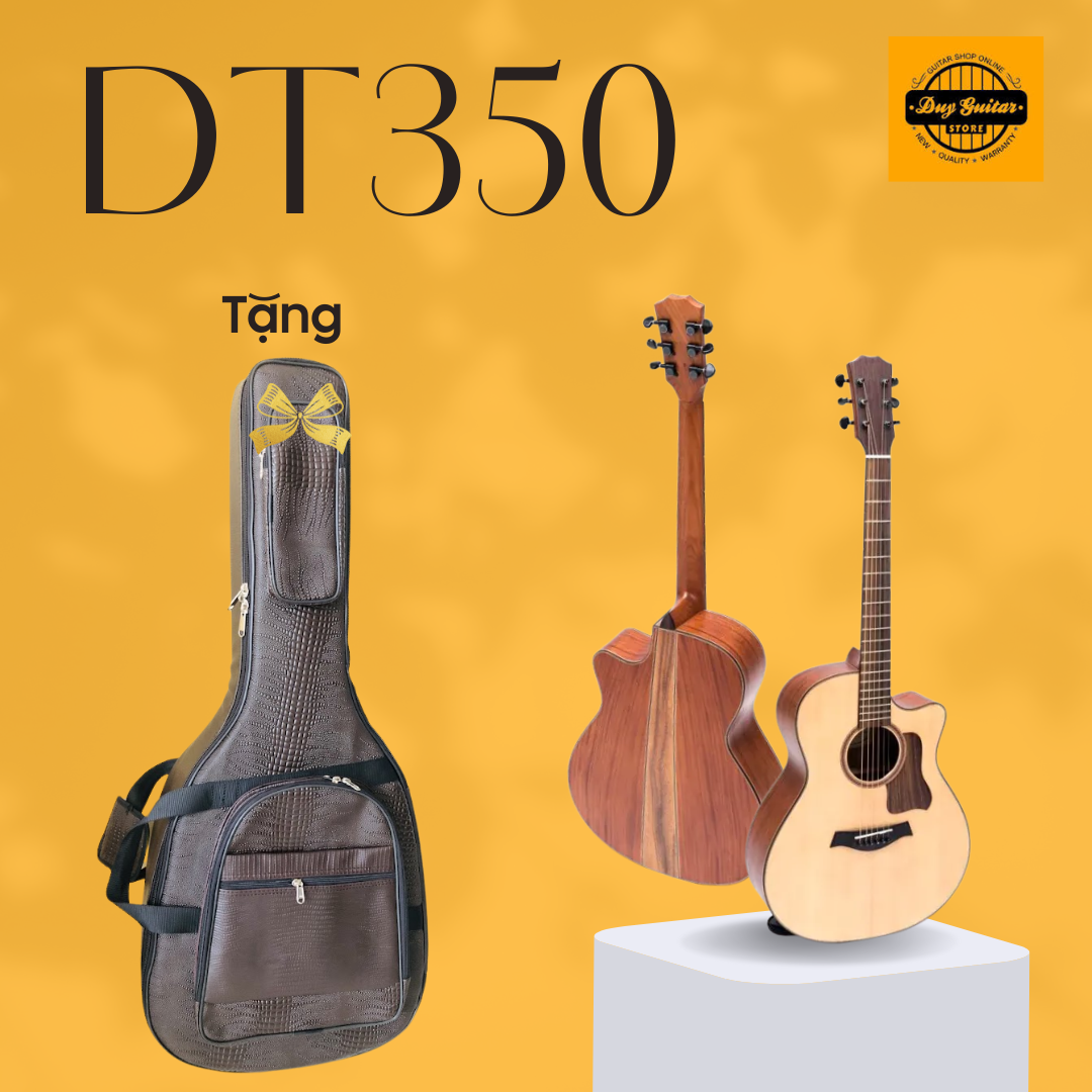Đàn guitar Acoustic DT350 NAT - Duy Guitar Store - Đàn ghitar âm thanh tốt gỗ chọn lọc