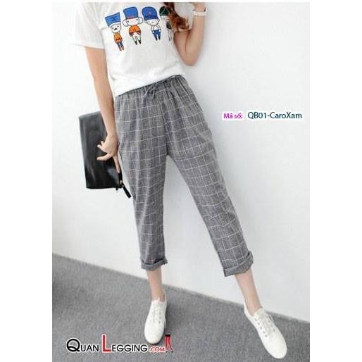 Quần baggy nhún eo thời trang
