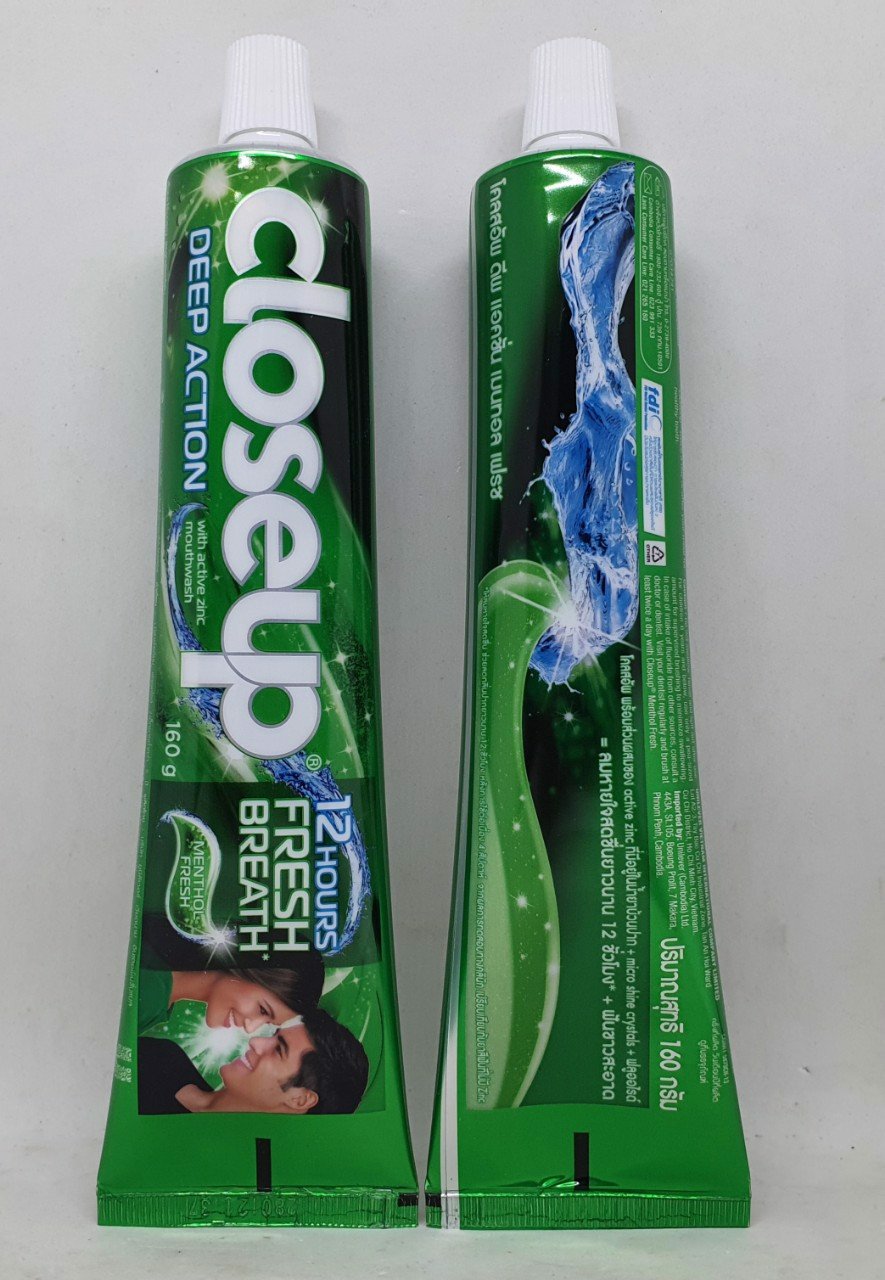 6 tuýp kem đánh răng close up hàng nội địa chính hãng thái lan 160g