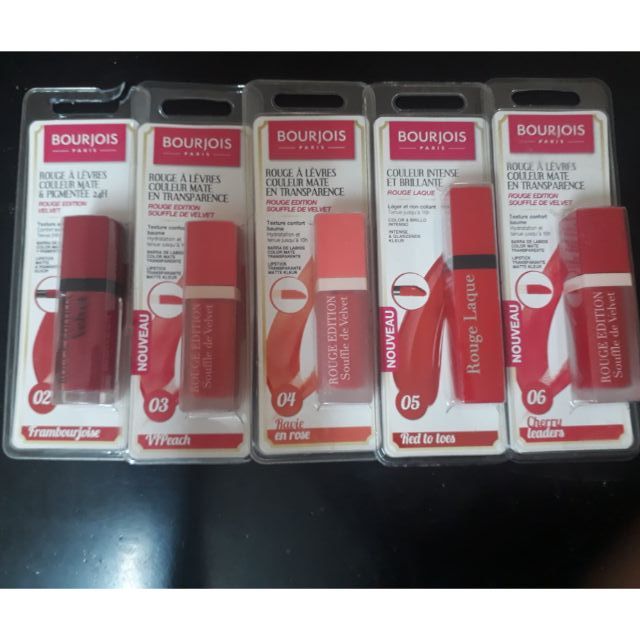 Son kem lì bourjois rouge edition souffle de velvet 7,7ml 05/red to toes