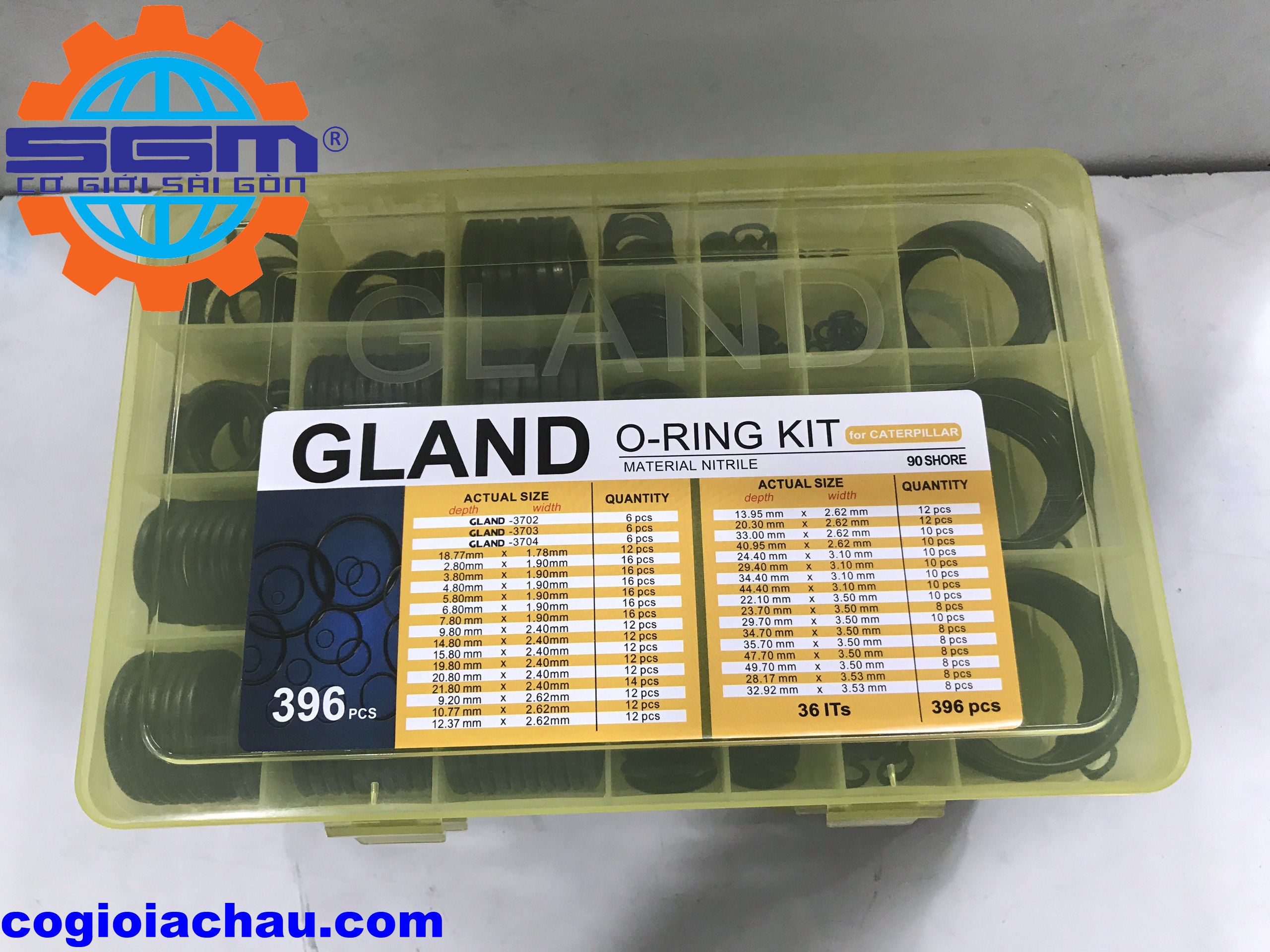 Bộ O-ring kit For Caterpilar (Sin hộp Caterpilar)