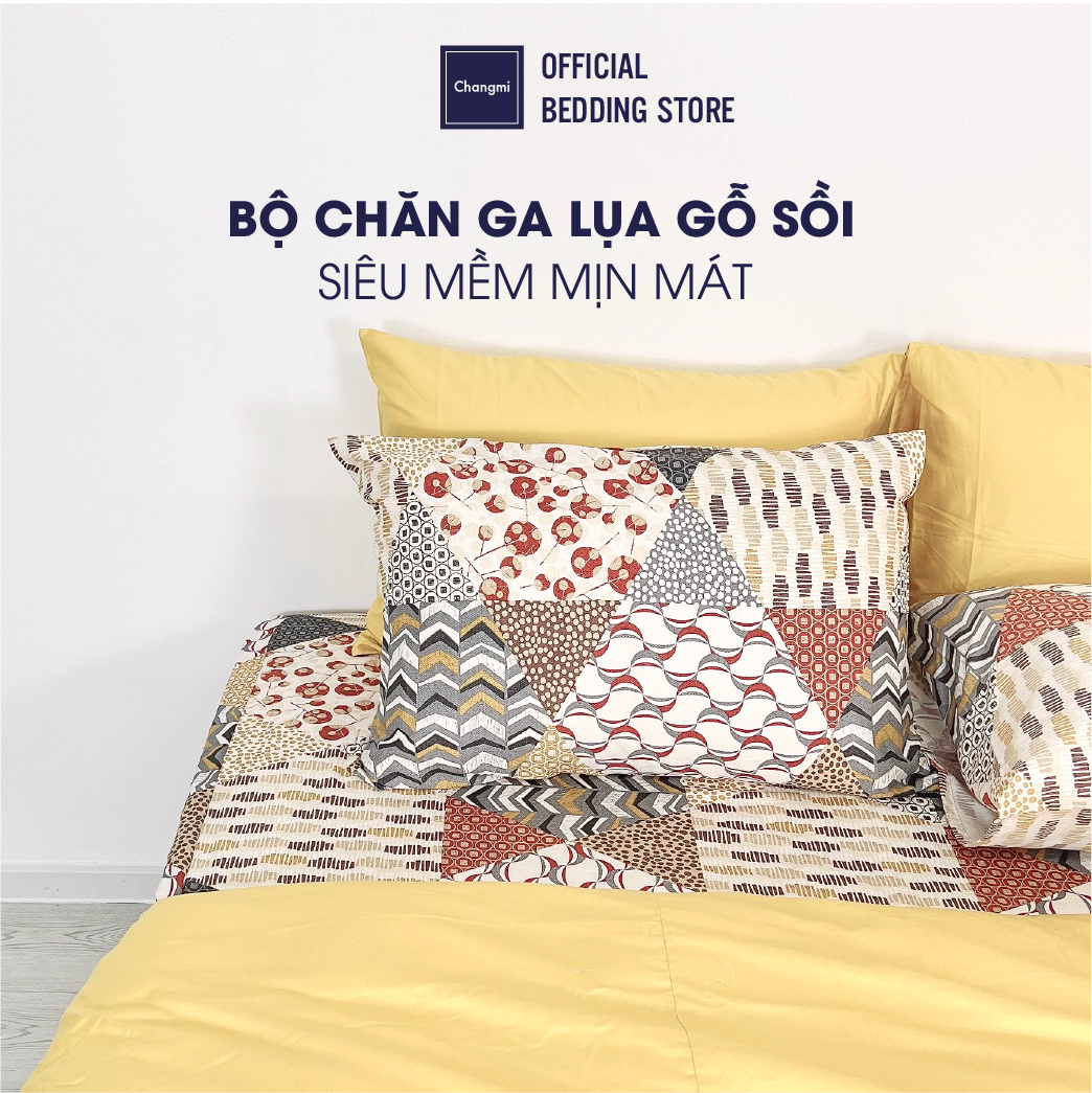 Bộ chăn ga Changmi Bedding 100% lụa Modal từ sợi gỗ sồi tự nhiên - 5 món