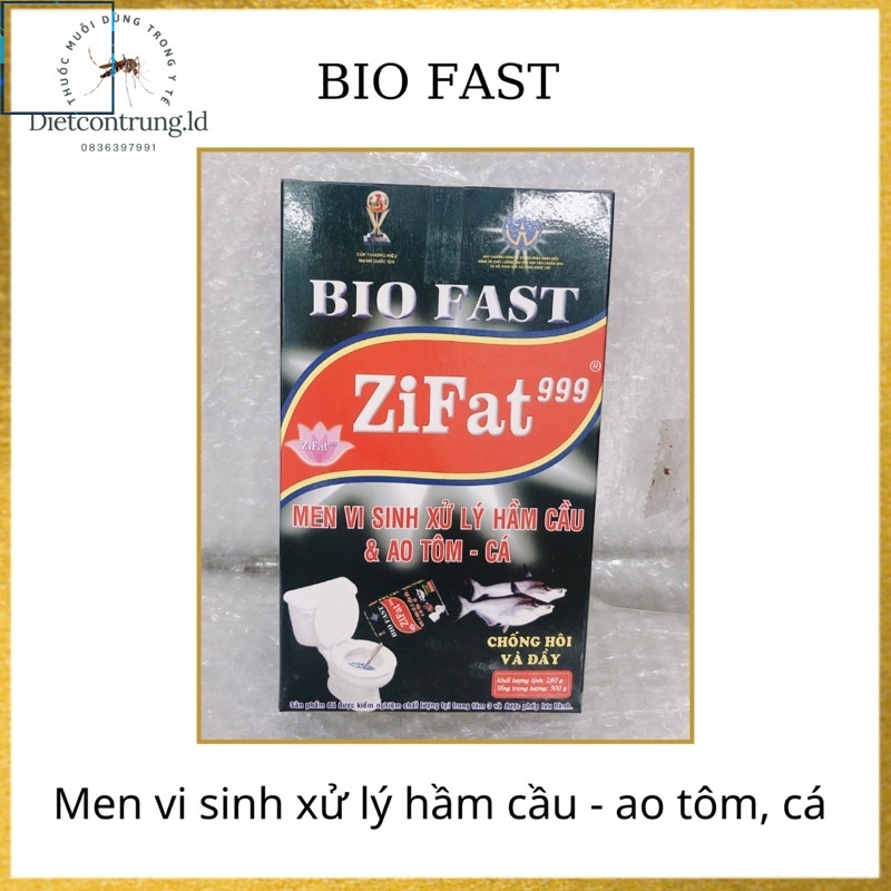 Men vi sinh BIO FAST - xử lý hầm, cầu, ao tôm cá .