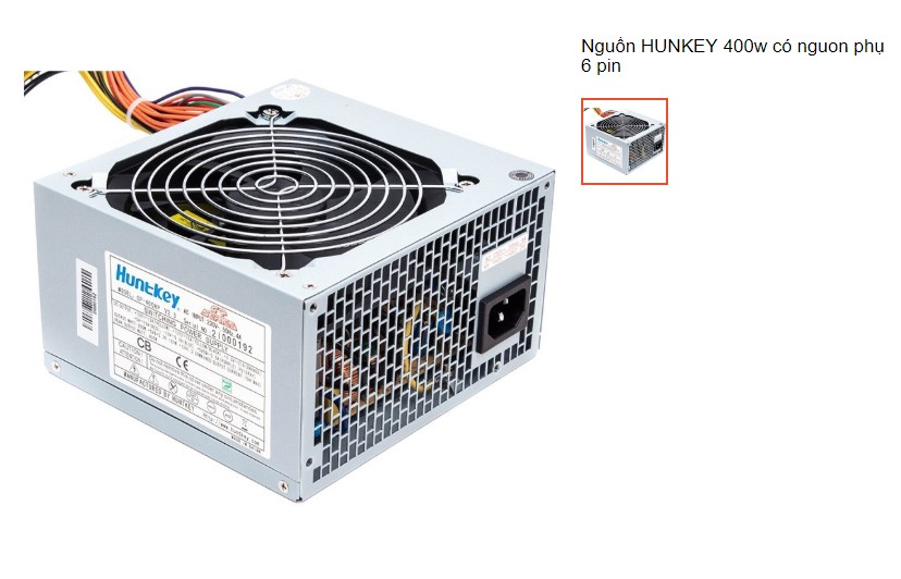 Nguồn Huntkey 400W cũ
