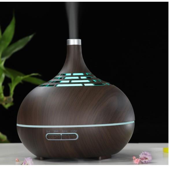 [TẶNG 10ml tinh dầu] Máy xông tinh dầu NAGOMI 400ml, Máy khuếch tán tinh dầu, Máy phun sương tạo độ ẩm Led đổi màu tự động