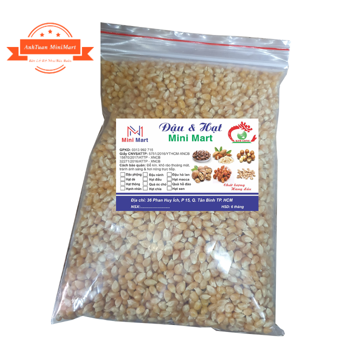 500g Ngô mỹ nổ bắp rang bơ