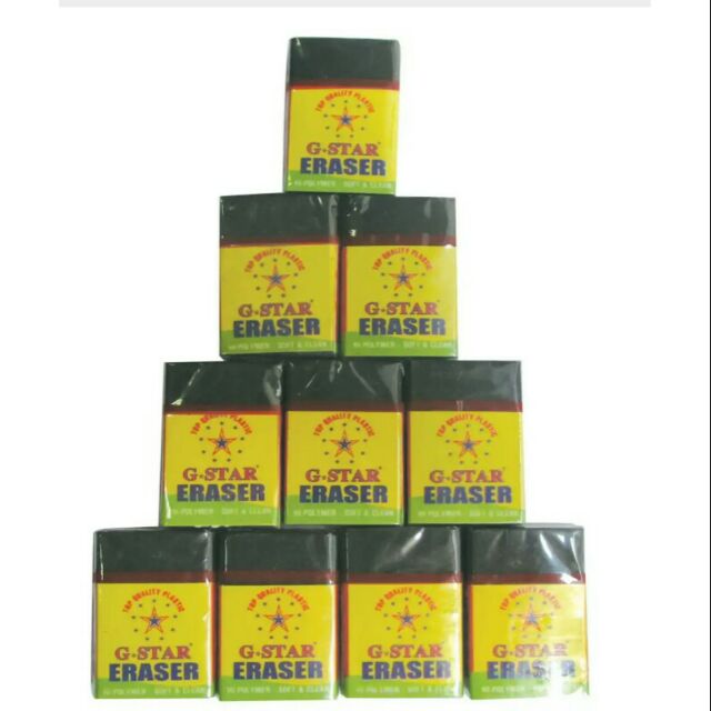 Combo 10 cục gôm (tẩy) chì đen, cam kết sản phẩm đúng mô tả, chất lượng đảm bảo, an toàn cho người sử dụng