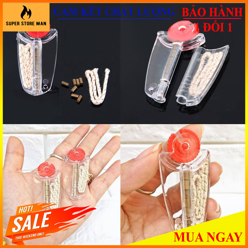 [HCM]Vỉ Đá LửaZippo - 7 Viên Đá Lửa Và Tim Zippo Cao Cấp – Siếu Bén Lửa Tiện Lợi