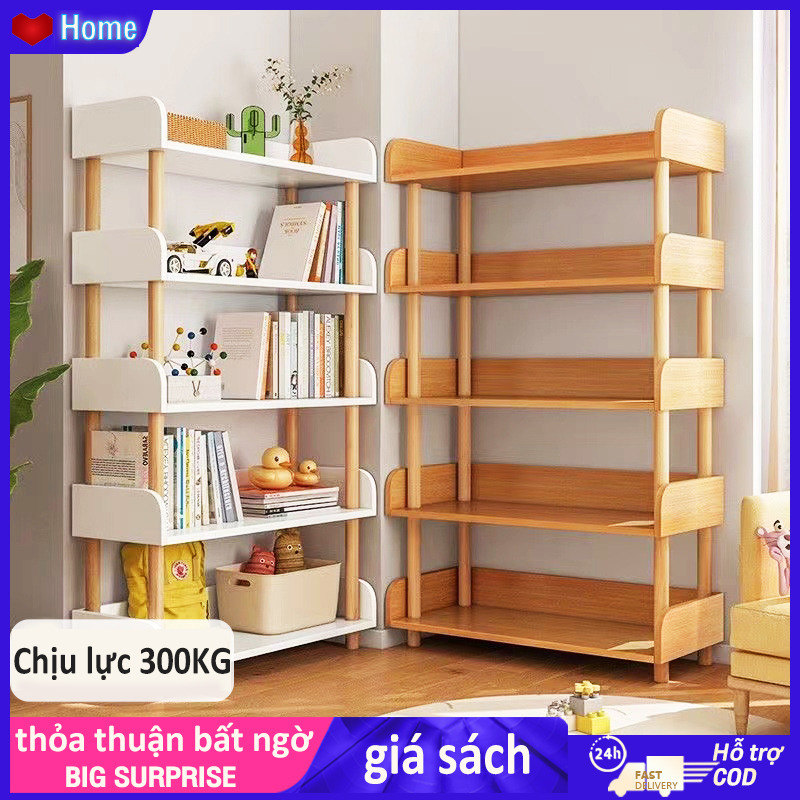 Homesence kệ sách gỗ kệ để đồ đa năng kệ gỗ 6 tầng giúp bạn cất gọn đồ đạc