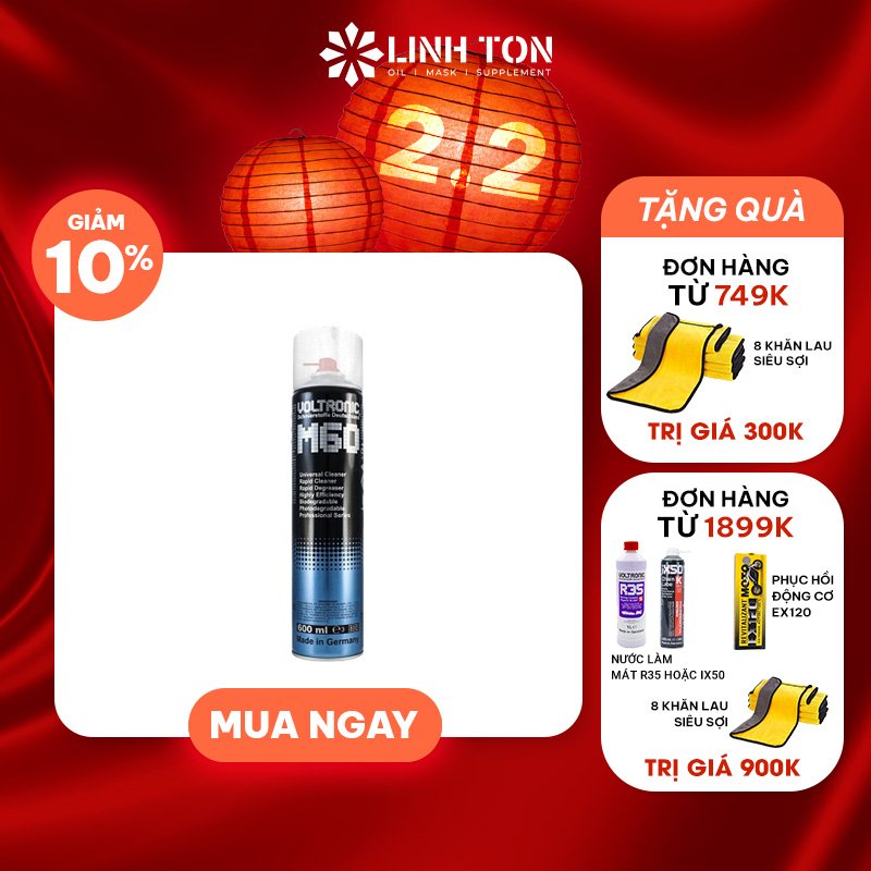 [HCM]Dung dịch vệ sinh sên Voltronic M60 (IX69-K) Chain Cleaner