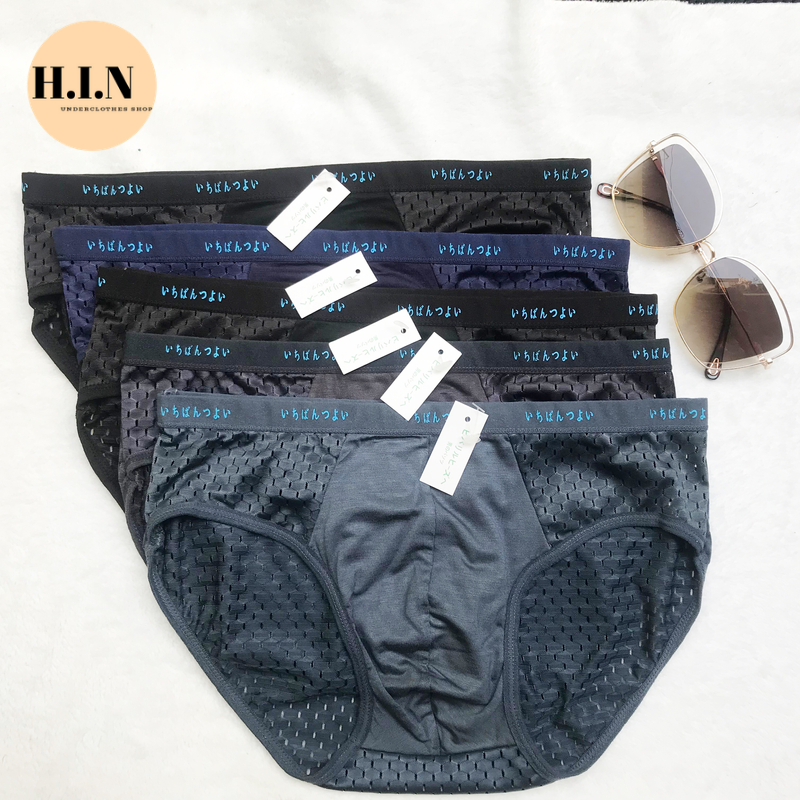 Bộ 3 quần lót nam lưới thông hơi mịn mát và co giãn tốt - quần sịp nam - S02