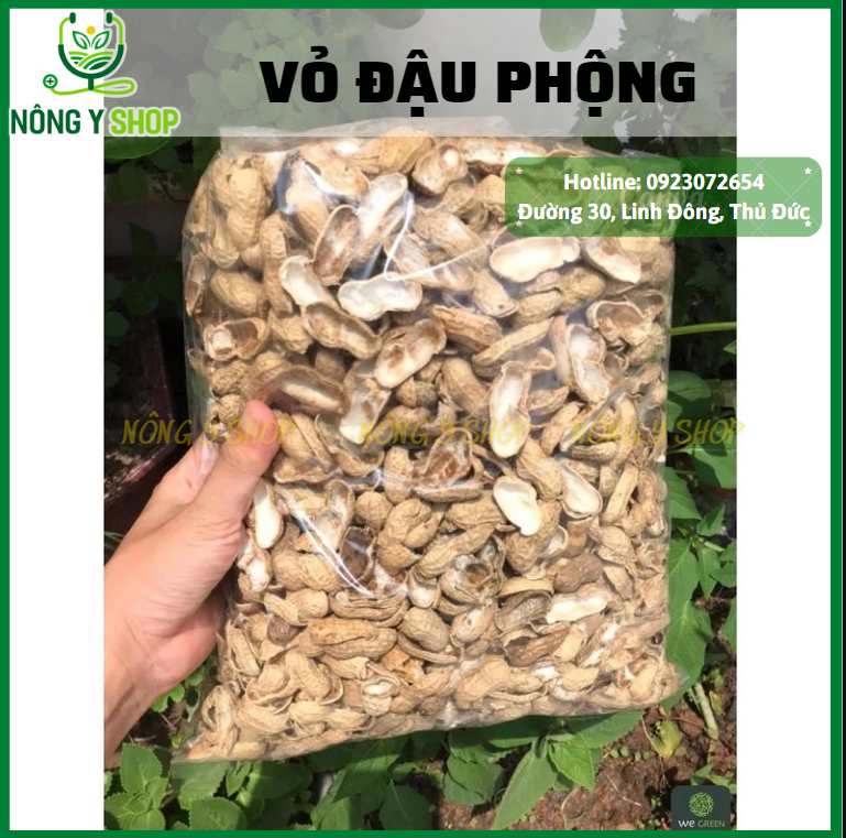Giá thể vỏ đậu phộng, đã qua xử lý, Vỏ Đậu Phộng gói nhỏ trồng Lan và Cây cảnh, trộn đất trồng cây, thông thoáng đất