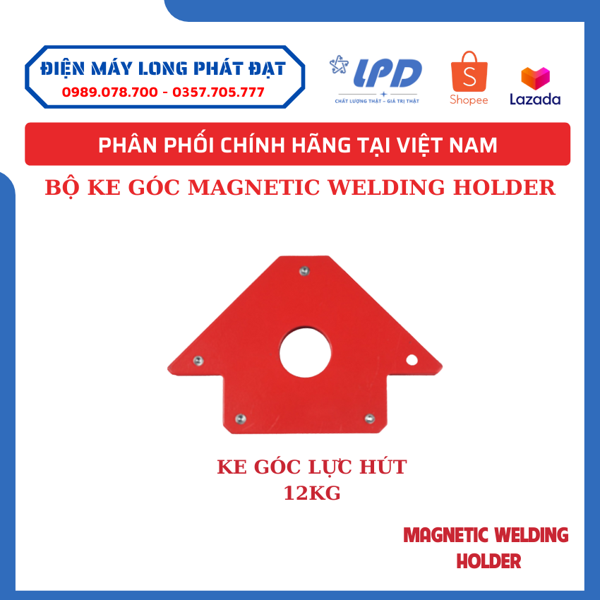 Nam châm ke góc vuông lực hút 12kg - Hàng chính hãng 100%