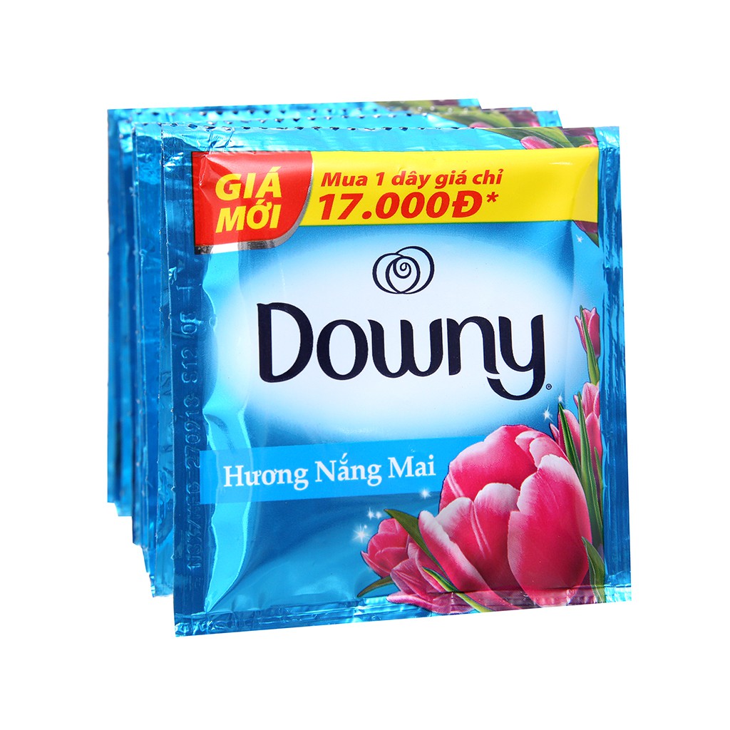 🎀combo 10 dây nước xả vải downy nắng mai gói 22ml - dây 10 gói