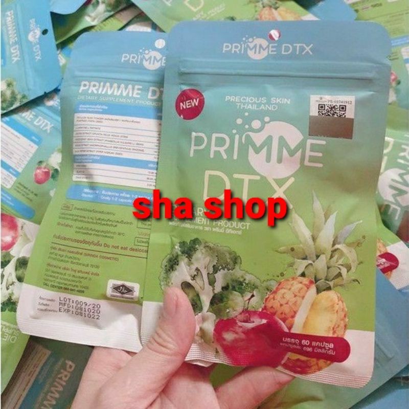 Detox gói 60viên prime dtx thái lan