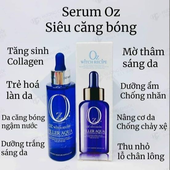 Serum oz filler aqua - siêu cấp nước - siêu căng bóng - trẻ hóa da