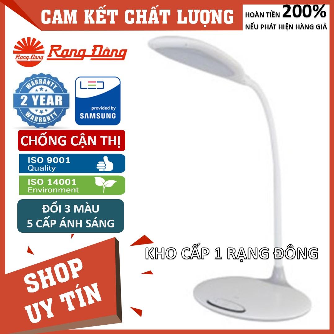 Đèn bàn led rạng đông 6w cảm ứng, đổi 3 màu / 5 mức ánh sáng, rd-rl-21
