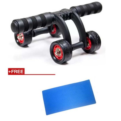 Con lăn tập cơ bụng 4 bánh cao cấp KAMA Ab Roller,dụng cụ tập thể hình,tập GYM,dụng cụ tập thể lực, dụng cụ tập cơ bụng sáu múi,con lan tap co bung