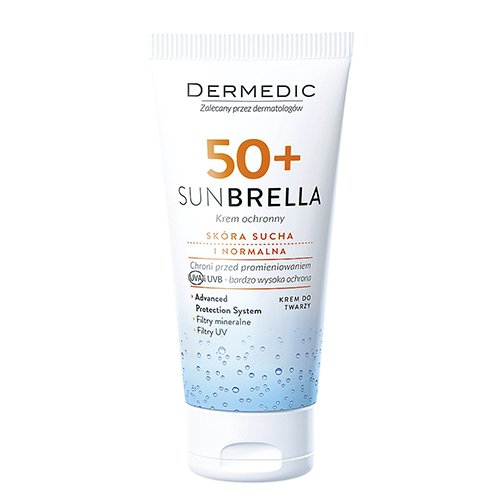 (Mẫu Mới) Kem Chống Nắng Dành Cho Da Dầu DERMEDIC SUNBRELLA Sun Protection Cream Oily and Combination Skin SPF 50+ 50g