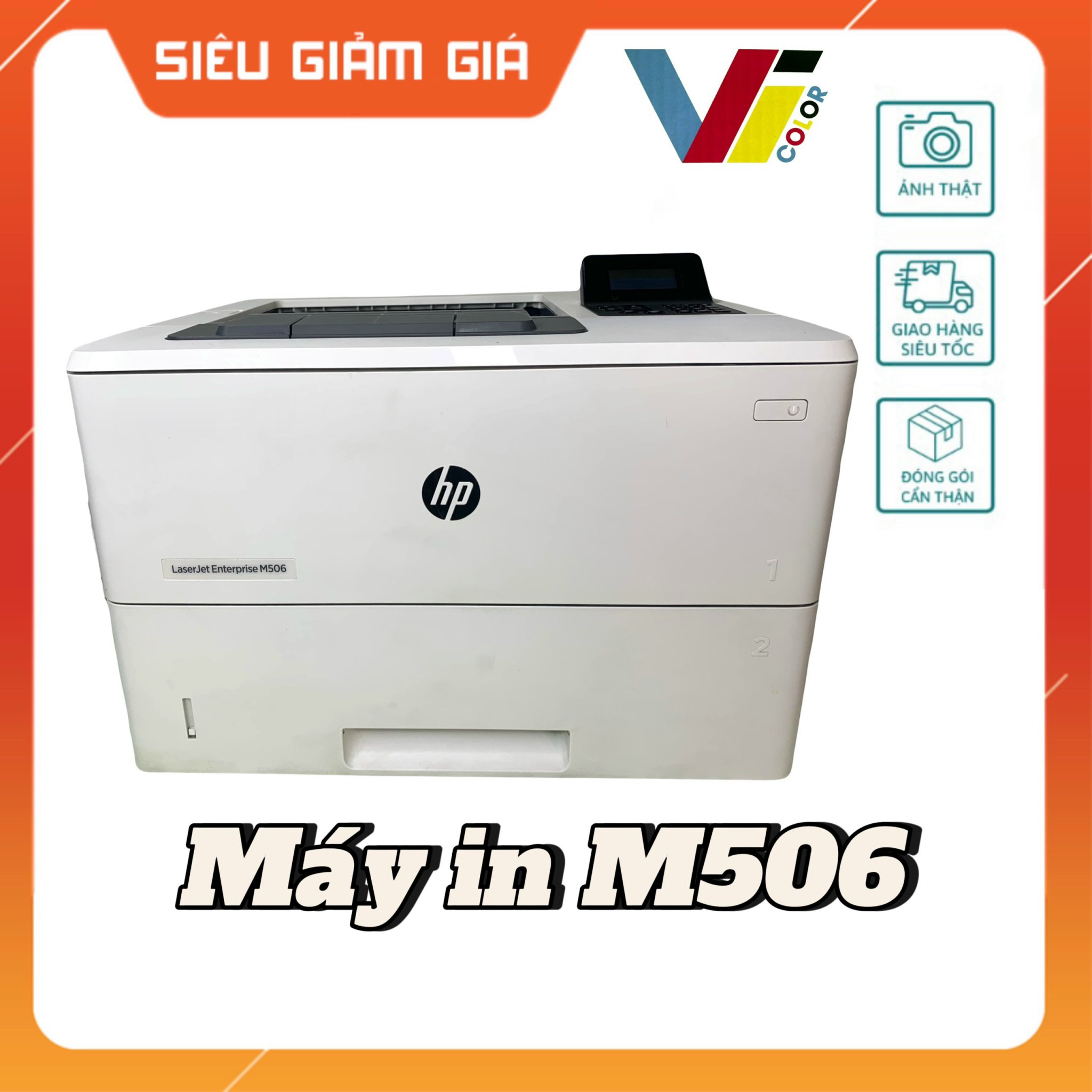 Máy in HP LaserJet M506DN in 2 mặt