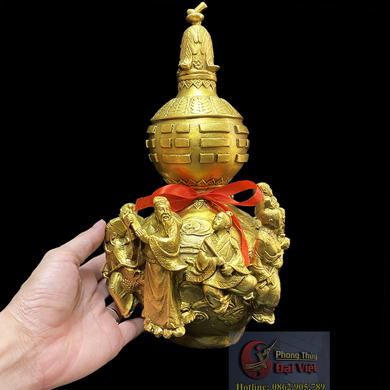 Hồ Lô Đồng nguyên chất - Hồ Lô Bát Tiên đồng nguyên chất