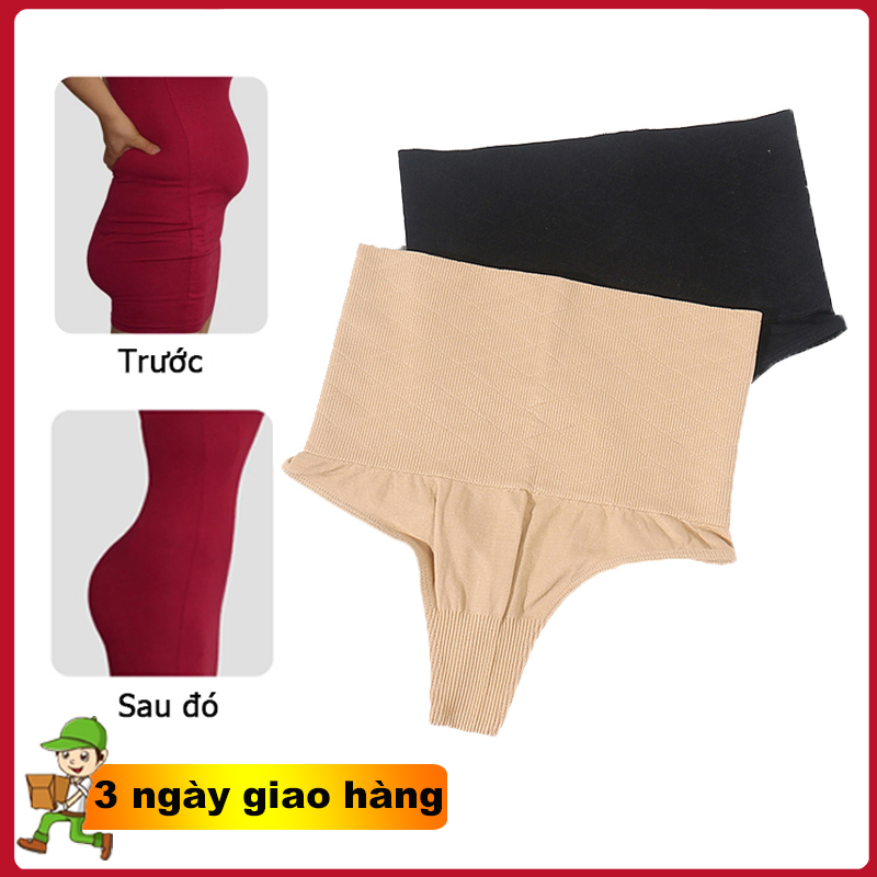 Phụ nữ Eo Cincher Gen bụng Kiểm soát Thong Panty quần siết eo quần lót gen bụng cạp cao quần nịt bụng mặc váy quần gen nịt bụng