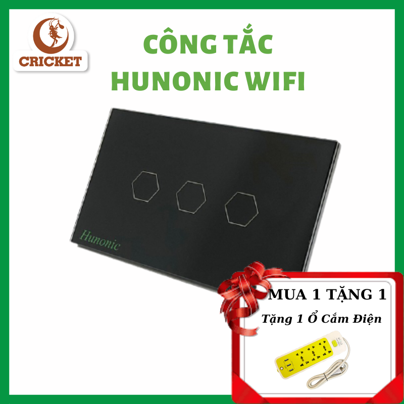 Công Tắc Cảm Ứng Hunonic Wifi Điều Khiển Từ Xa - Thiết bị nhà thông minh và hiện đại