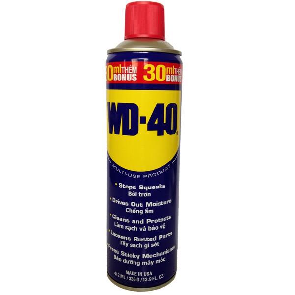 Chai xịt chống rỉ chống ẩm phá rỉ sét bôi trơn WD-40 412ml HOT SALE
