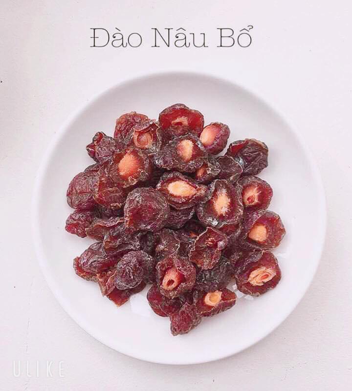Hộp 500gr xí muội (ô mai) đào bổ chua ngọt NOLA FOOD- LOẠI ĐẶC BIỆT