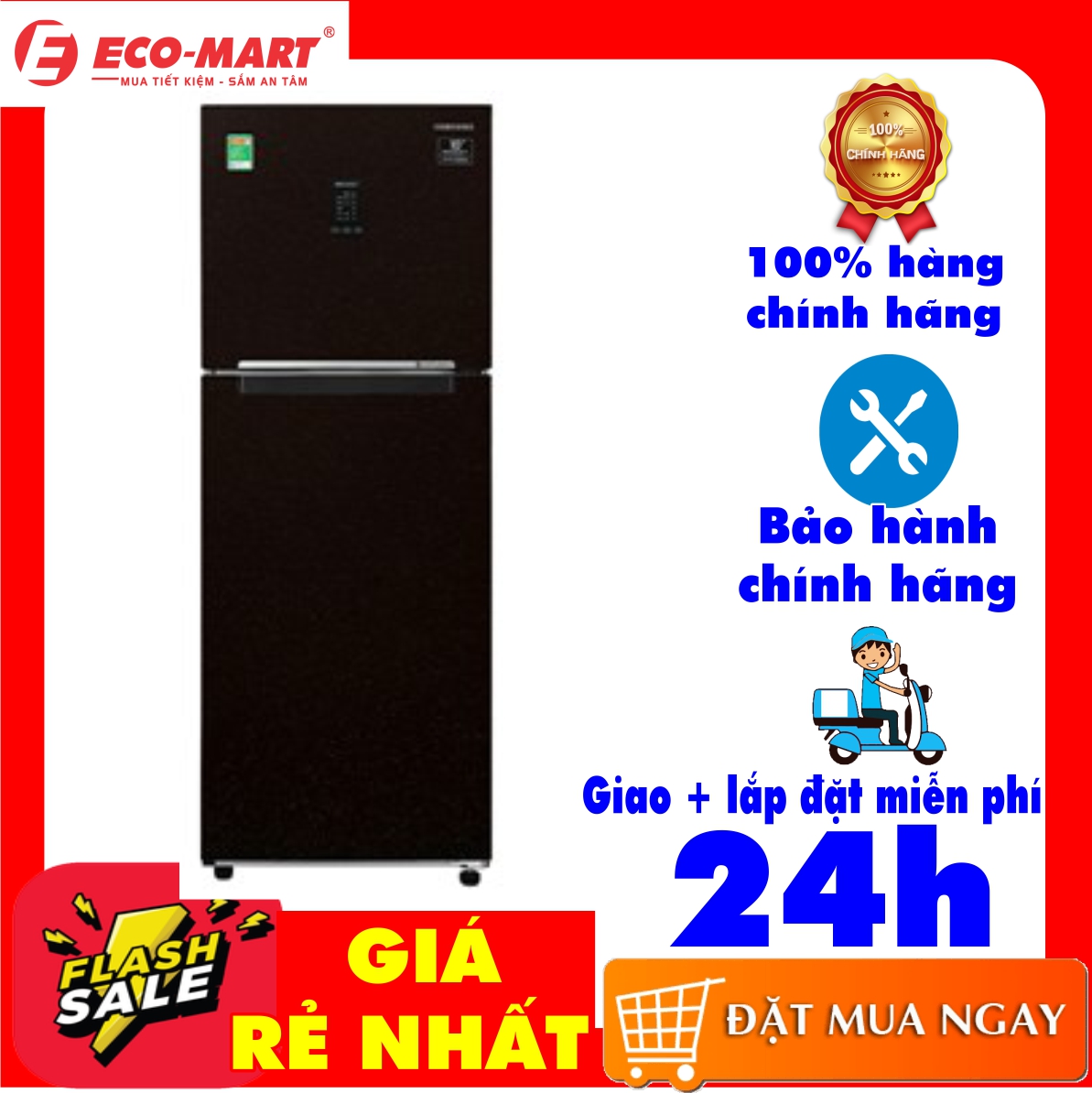 Tủ lạnh Samsung Inverter 300 lít RT29K5532BY/SV Mới 2020 Inverter tiết kiệm điện Ngăn đá lớn Dàn lạnh hoạt động độc lập Ngăn Cool Pack duy trì độ lạnh khi mất điện 2 dàn lạnh riêng biệt
