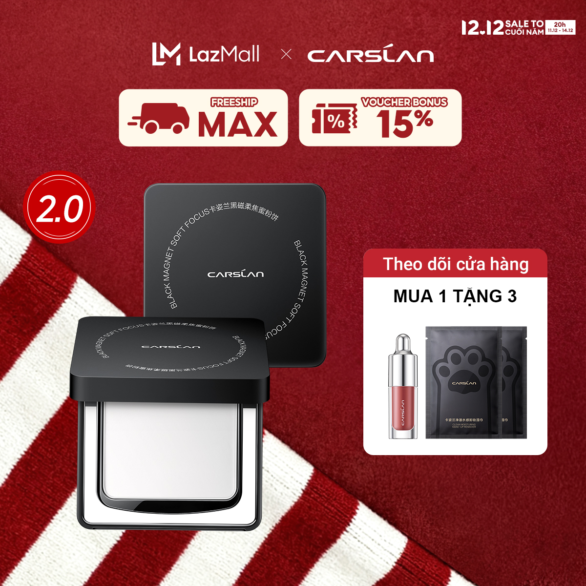 ĐỘC QUYỀN 11 20pm - 14.12|VOUCHER+QUÀ TẶNG Bản nâng cấp mới 2.0 Carslan 2.0 Kiểm soát dầu lâu trôi 24H 8g
