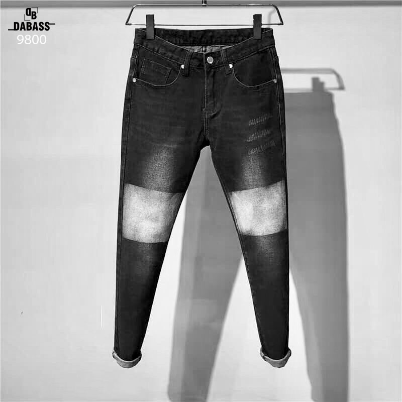 Quần jean quần bò nam màu xám đen form quần slimfit đẹp mới nhất 2020 chất vải jean dày dặn mang đến cảm giác thoải mái