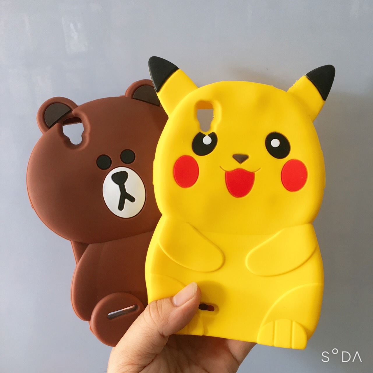 Ốp lưng Oppo F1/A35 Ốp silicons hình Gấu, Pikachu, dễ thương