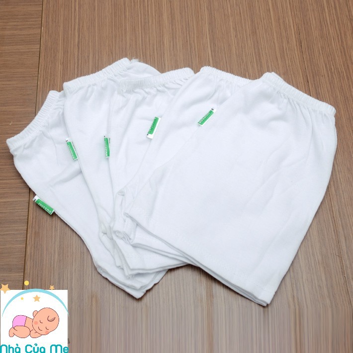 Set 4 quần đùi trắng mặc ở nhà cho bé 4 đến 32kg có 15 size