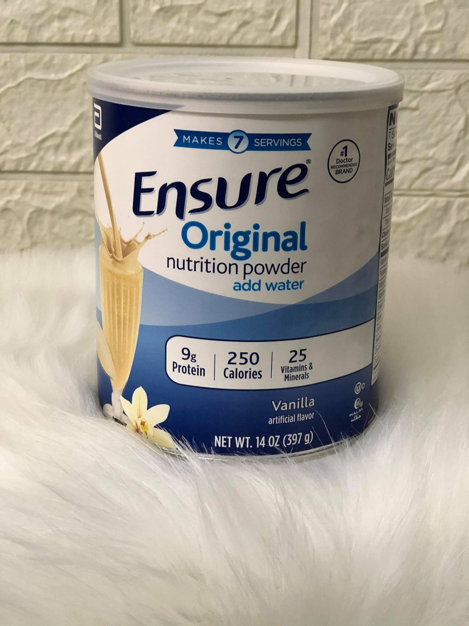 Sữa Ensure Mỹ Original Nutrition Powder Mẫu 397g Date 2023