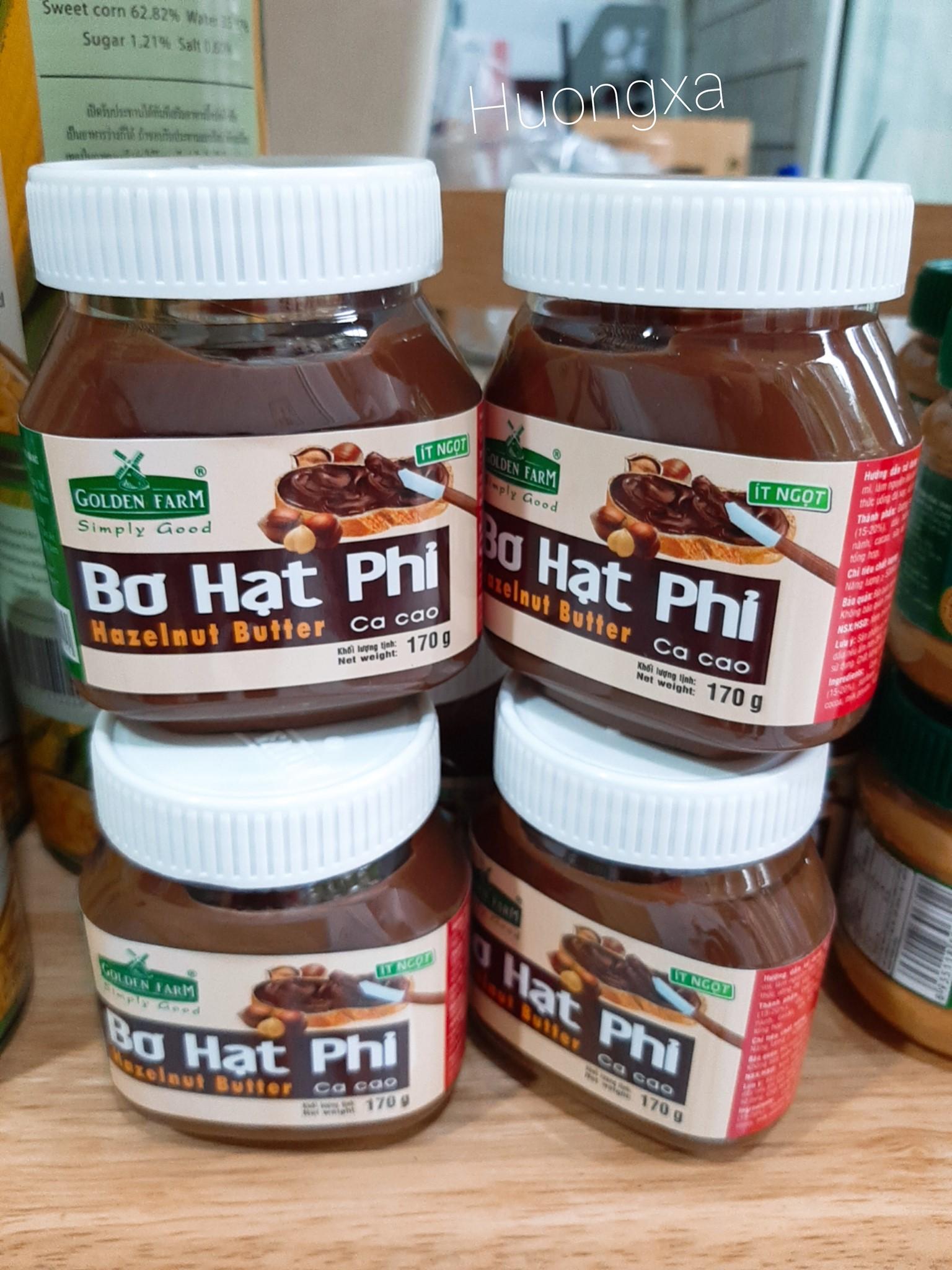 Bơ hạt phỉ cacao - 170gr -combo 2 hủ